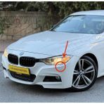 Memania Co Bmw F30 F80LCI M3 Tampon - M Tech Tampon Uyumlu Far Yıkama (Fıskiye) Kapağı Sağ (Boyasız-Zımparasız) - Siyah