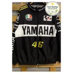 memetti m şekil Yamaha MT Unisex Paraşüt Kumaş Oversize Dijital Baskılı Siyah Rüzgarlık Yağmurluk İnce Ceket
