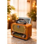 MEMİTA Everton rt-674 usb am-sw-fm bluetooth panelli nostalji radyo