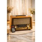 MEMİTA Everton RT-750 Nostalji Radyo – Bluetooth, USB, TF Kart Destekli FM/AM/SW Radyo Kumandalı