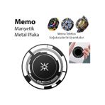 Memo Manyetik Metal Halka - Memo Telefon Soğutucu Uyumlu Cx07-cx08 Ve Manyetik Tüm Modeller