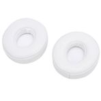 Memory Foam Koyun Derisi Deri Kulak İçi Kulaklık Kulak Yastıkları, Mükemmel Konforlu Kulaklık Için Yedek Kulak Pedleri, Daha Net Ses Kalitesi, Daha Uzun Hizmet Ömrü (WHITE)