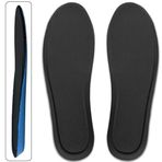 Memory Foam Ortopedik Ayakkabı Tabanlık, Visco Konfor Rahat Spor Ayakkabı Tabanı, Erkek, Kadın (Siyah, 36)