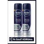 Men Derma Control Clinical Erkek Sprey Deodorant 150ml,96 Saat Üstün Koruma X2 Adet