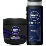 MEN Erkek Damat Çeyiz Seti Deep Dimension Duş Jeli 500ml ve Nemlendirici El Vücut Bakım Kremi 400ml