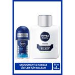 MEN Erkek Hassas Ciltler İçin Tıraş Sonrası Balsam 100ml ve Mini Roll-on Deodorant Fresh Active25ml