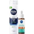 Men Erkek Hassas Tıraş Jeli 200Ml Derma Skin Clear Karşıtı 30Ml, Cilt Bakım Seti