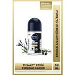 MEN Erkek Roll-on Deodorant Black&White Epic Night 50 ml,Terleme Karşıtı,Kumaş Koruması,Alkolsüz
