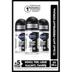MEN Erkek Roll-on Deodorant Black&white Original 50ml, 72 Saat Koruma, X3 Adet