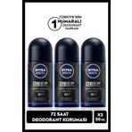 MEN Erkek Roll-on Deodorant Deep Dimension 50ml, 48 Saat Koruma, X3 Adet