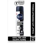 MEN Erkek Sprey Deodorant Black&White Invisible Original 150ml, 72 Saat Anti-perspirant Ter Koruması