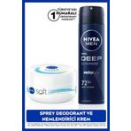 MEN Erkek Sprey Deodorant Deep Dimension 150ml, Ter Karşıtı ve Soft Nemlendirici Vücut Kremi 100ml