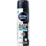 Men Erkek Sprey Deodorant Deodorant Black&White Invisible Fresh 150 Ml,72 Saat Anti-Perspirant Ter Ter Kokusuna Karşı Koruma,Kıyafetlerde Bırakmaz,Etil Alkol İçermez