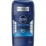 Men Erkek Stick Deodorant Fresh Active 50 Ml, Ter ve Ter Kokusuna Karşı 48 Saat Deodorant Koruması, Okyanus Özleri,alüminyum Içermez - Genel
