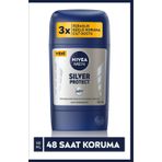 Men Erkek Stick Deodorant Silver Protect 50 Ml, Ter Ve Ter Kokusna Karşı 48 Saat Anti-Perspira