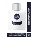 MEN Erkek Tıraş Sonrası Balsam 100ml, Hassas Ciltlere Özel Hızlı Rahatlatma, Konforlu Tıraş Deneyimi