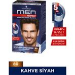 Men Perfect 80 Kahve Siyah Erkek Saç Boyası 80 ml 5 Adet