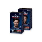 Men Perfect Schwarzkopf Men Perfect Saç Boyası 80- Kahve Siyah-Kolay ve Hızlı Beyaz Kapama- 2 ADET