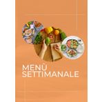 Menù settimanale planner 2.0: Agenda per pianificare i tuoi pasti e la lista della spesa