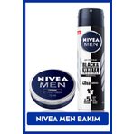 MEN Sprey Deodorant Black&White Invesible Original 150ml ve Nemlendirici Erkek Bakım Kremi 75ml