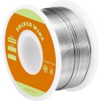 Mena Rise 0,8 mm 50 gr Teli – Elektronik Devre ve Tamir Işleri Için Teli, Profesyonel ve Amatör Kullanıma Uygun, Eriyen Teli Makarası (0.8mm 50 Gr) - Abanoz