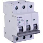 Mena Rise 10VTB-3C25 Otomatik Sigorta 10KA C Tipi 3 Kutup 25A - 1 Adet - Ahşap