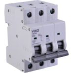 Mena Rise 10VTB-3C63 Otomatik Sigorta 10KA C Tipi 3 Kutup 63A - 1 Adet - Ahşap