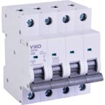 Mena Rise 10VTB-4C63 Otomatik Sigorta 10KA C Tipi 4 Kutup 63A - 1 Adet - Ahşap