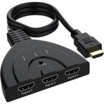 Mena Rise 3 Giriş 1 Çıkış Full Hd-Hdtv HDMI Switcher Toplayıcı Kablo, Hdmı Çoklayıcı Değildir, Toplayıcıdır