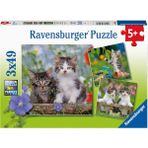 Mena Rise - 3 x 49 Parça Puzzle Tiger Babies (80465)