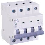 Mena Rise 4VTB-4C20 Otomatik Sigorta 4,5ka C Tipi 4 Kutup 20A - 1 Adet - Ahşap
