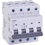 Mena Rise 6VTB-4C80 Otomatik Sigorta 6ka C Tipi 4 Kutup 80A - 1 Adet - Ahşap