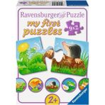 Mena Rise 73139 Puzzle Bahçe Hayvanları, 9 x 2 Parça