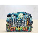 Mena Rise Ahşap Istanbul Temalı Magnet ALK4597 ( Lisinya )