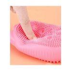 Mena Rise Ankanorm Süngerli Silikon Banyo Kesesi, Silikon Peeling Lifi, Köpürtücü Silikon Banyo Kese - 0- Koyu Mavi