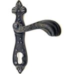 Mena Rise Antika Tarz Dekoratif Pirinç Mevlana Oda Kapı Kolu - 228X48 Mm, Oksit ( Lisinya )