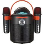 Mena Rise Bluetooth Aile Parti Seti Kablosuz Çift Mikrofon 6 Ses Degıstırme Siyah ( Lisinya )