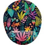 Mena Rise Çiçek Desenli Bilek Destekli Mouse Pad - 1 cm - Pembe
