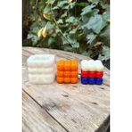 Mena Rise Concept Bubble Kabak Tekli Mum Kalıbı (Silikon) 1 Adet - 0,1 lt - 001-Renkli