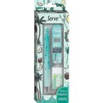 Mena Rise Doğa Desenli Deep, Deep Silgi ve Deep Min, 0.7 Mm, Nane Yeşili - --