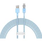 Mena Rise Explorer Serisi Hızlı Şarj Kablosu Akıllı Kontrolü USB To Type-C 100W, 2m, Mavi - 0 - Siyah