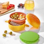 Mena Rise Hamburger Görünümlü Beslenme ve Saklama Kabı