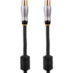 Mena Rise HY-P590, 9.5 Tv M To 9.5 Tv F 1.5 M Anten Kablosu, Beyaz - Ahşap