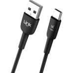 Mena Rise K602 Safe USB - Type-C 3A ve Şarj Kablosu 1mt Siyah - 0 - Siyah