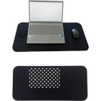 Mena Rise Keçe Masa Üstü Mouse Pad ve Bilgisayar Düzenleyici 70X32 cm – Antibakteriyel Mat, Keçe Mat, Masa Altlık, Ofis ve Ev Için Minimalist Tasarım (Siyah) - 1 cm - Pembe