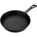 Mena Rise Metal Yuvarlak Döküm Tava, 20 cm - -- - 000-Siyah