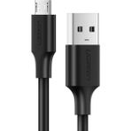 Mena Rise Micro USB Data ve Şarj Kablosu, Siyah, 1.5 Metre - Ahşap