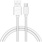 Mena Rise Micro USB Şarj ve Senkronizasyon Kablosu, Beyaz - Ahşap