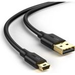 Mena Rise Mini USB Data ve Şarj Kablosu 50 Cm, Siyah - Ahşap