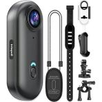 Mena Rise Mini Wıfı Aksiyon Kamerası 1080P Taşınabilir Vücut Kamerası Giyilebilir Video Kaydedici Ipx7 Su Geçirmez ( Lisinya )
